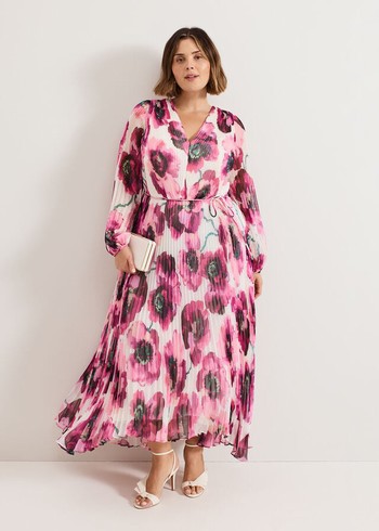 Phase Eight Natalia Floral Dress Pink Canada | HQWSNL-987